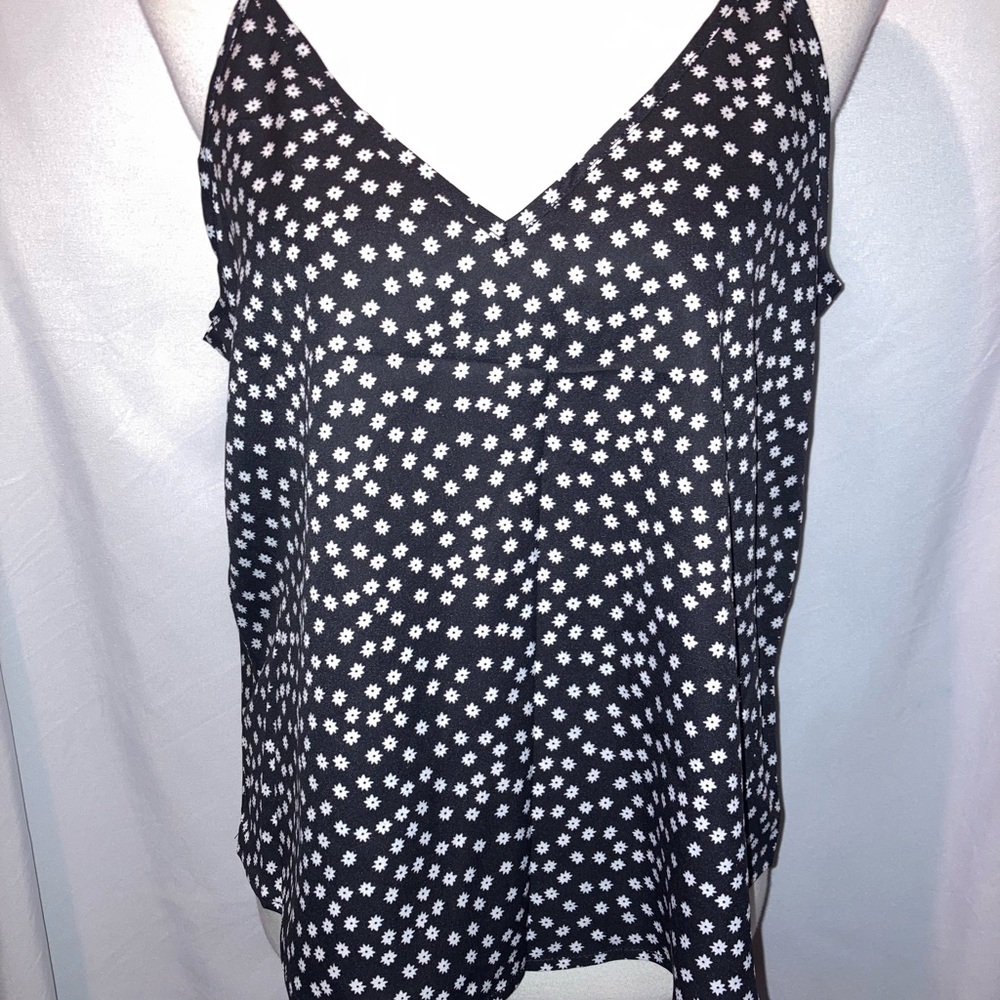 SHEIN Black and White Patterned Camisole
